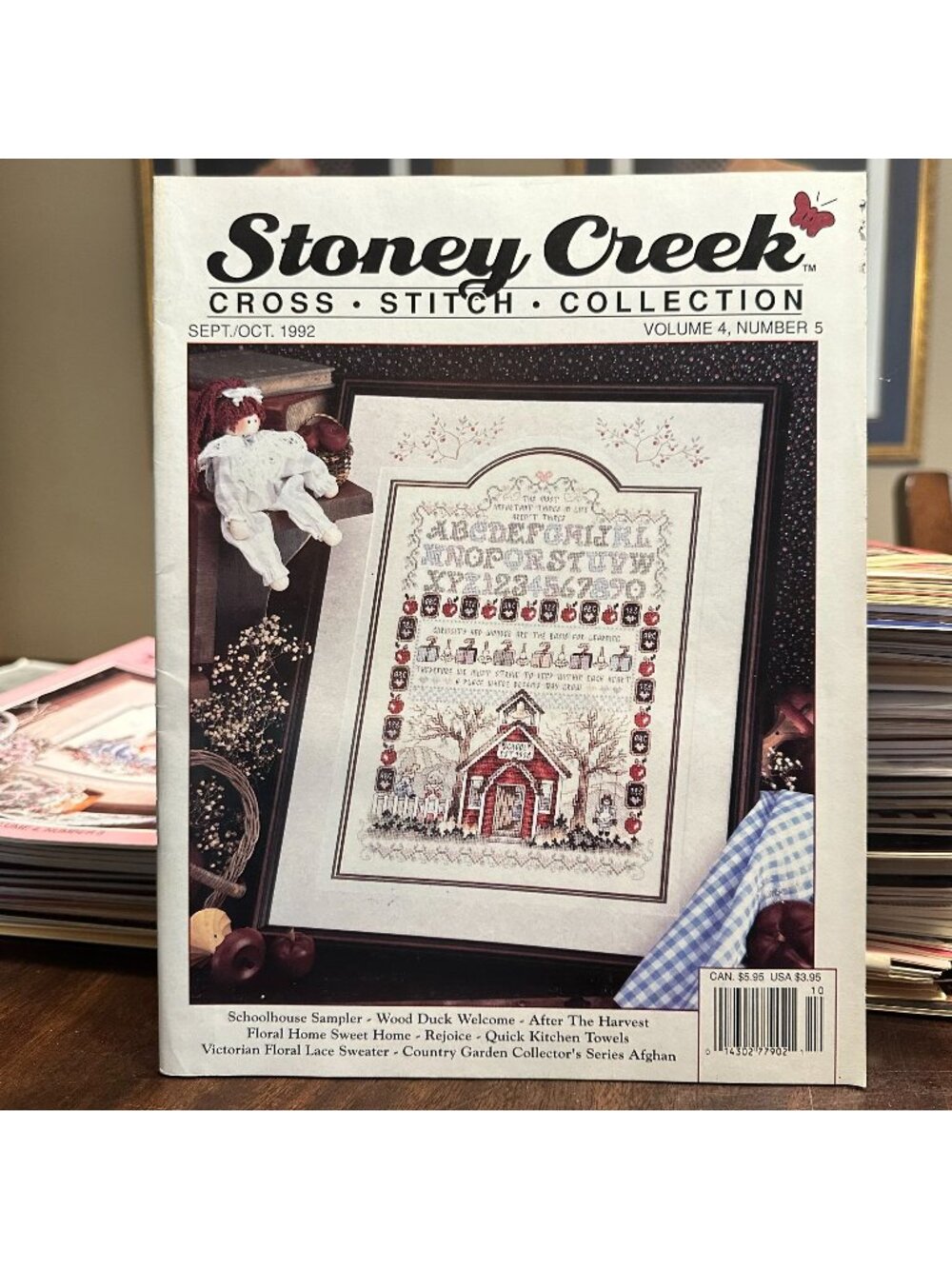 Stoney Creek Cross-Stitch Collection Magazine October 1992 Vol 4 No 5